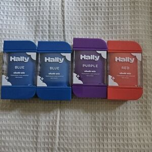 Hally Shade Stix Temp Wash Out Hair Color 4 Pack Brand New Great for Halloween
